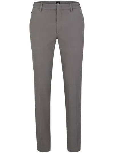 Hugo Boss Boss Slim Chino Trousers In Grigio