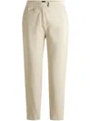 Hugo Boss Slim-cut Chino Trousers In Neutrals