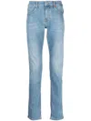 Hugo Boss Slim-fit Jeans In Blue Comfort-stretch Denim In Blue