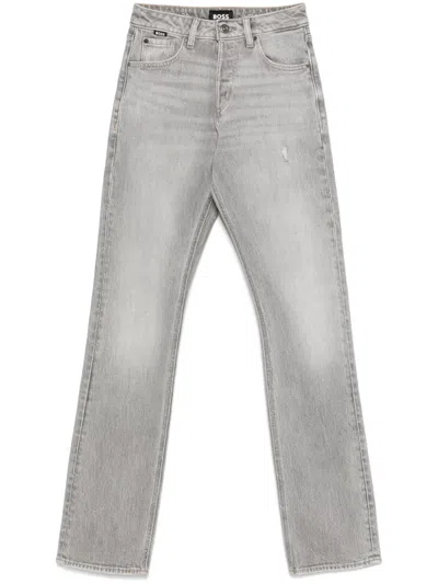 Hugo Boss Slim-cut Jeans In 灰色