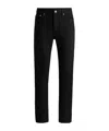 Hugo Boss Slim-fit Jeans In Black Stretch Denim In Black