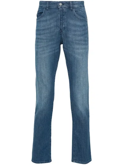 Hugo Boss Slim-cut Jeans In Blue
