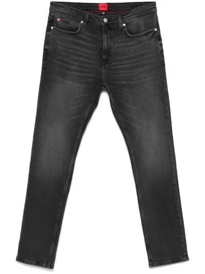 Hugo Boss Slim-cut Jeans In Grey