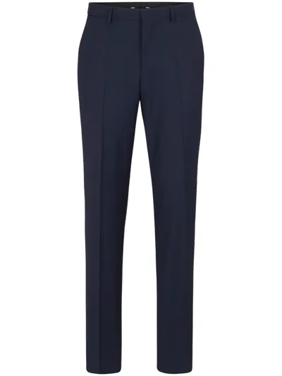 HUGO BOSS SLIM-CUT TAILORED TROUSERS