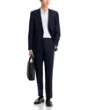 Hugo Boss Boss Huge Plaid Virgin Wool Suit In Blue