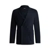 Hugo Boss Boss Virgin Wool Two-piece Suit In Blue
