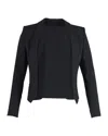 Hugo Boss Slim Fit Blazer In Black Wool In Black