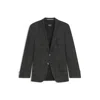 Hugo Boss Boss Checked Jacket In Gray