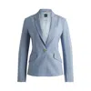 Hugo Boss Boss Jia Windopane Plaid Jacket In Multi