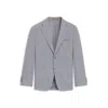 Hugo Boss Slim-fit Blazer In Wool In Gray