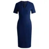 Hugo Boss Slim-fit Business Dress In Stretch Fabric In Blue