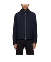 Hugo Boss Slim-fit Casual Jacket In Black