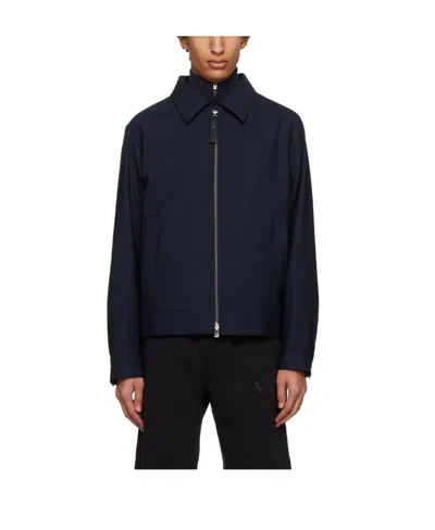 Hugo Boss Slim-fit Casual Jacket In Black