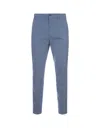 Hugo Boss Slim-fit Chinos In Stretch-cotton Gabardine In Blue