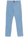 Hugo Boss Slim-fit Chinos In Blue