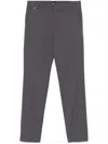 Hugo Boss Kaito Flat Front Trousers In Grey