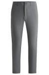 Hugo Boss Slim-fit Chinos In Easy-iron Four-way Stretch Fabric In Blue