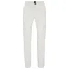 Hugo Boss Slim-fit Jeans In Black Mechanical-stretch Denim In White