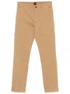 Hugo Boss Slim-fit Chinos In Nude