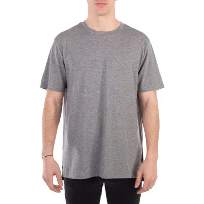 Hugo Boss Slim-fit Crew Neck T-shirt In Silver Tone