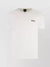 Hugo Boss Slim Fit Crew Neck T-shirt With Back Stripe Detail In White