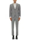 Hugo Boss Boss Slim Fit Dress In Gray