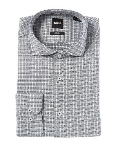 Hugo Boss Slim Fit Dress Shirt In Blue