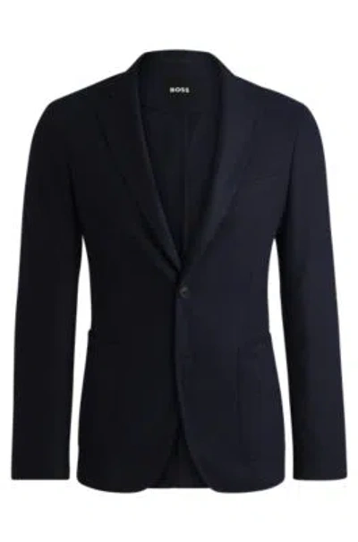 HUGO BOSS SLIM-FIT JACKET IN STRETCH FLANNEL