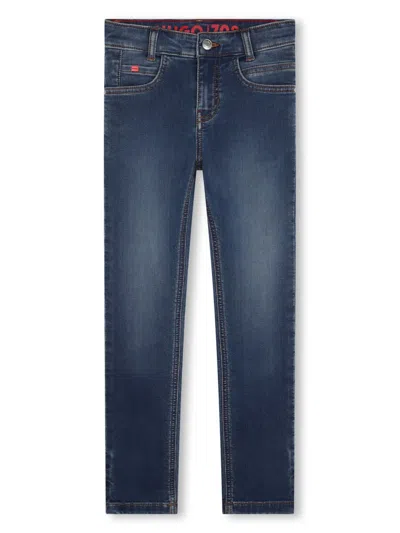 Hugo Boss Kids' Slim-fit Jeans In Blue