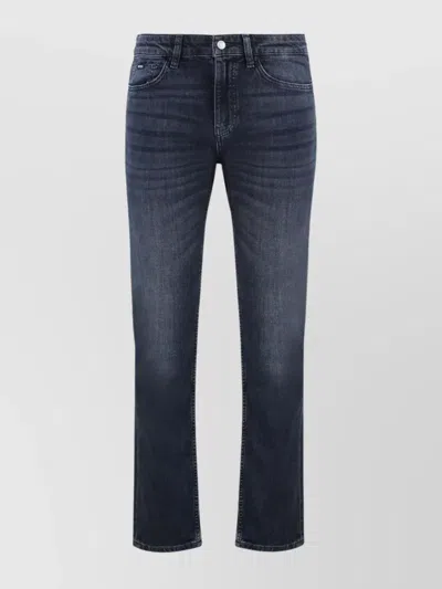 Hugo Boss Boss 5-pocket Slim Fit Jeans In Blue