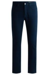 Hugo Boss Slim-fit Jeans In Blue Performance-stretch Denim