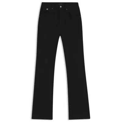 Hugo Boss Slim-fit Jeans In Black Stretch Denim