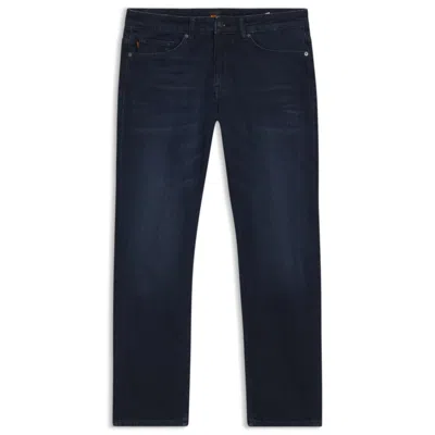 Hugo Boss Slim-fit Jeans In Blue Comfort-stretch Denim