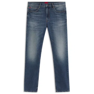 Hugo Boss Slim-fit Jeans In Blue Comfort-stretch Denim