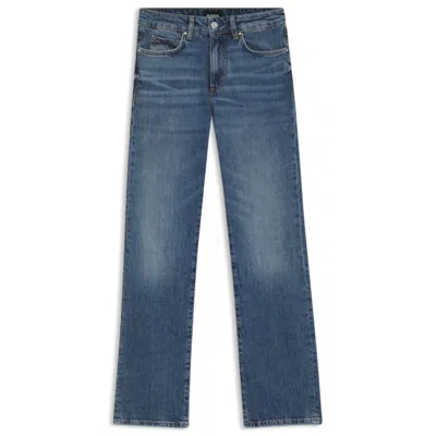 Hugo Boss Slim-fit Jeans In Blue Comfort-stretch Denim