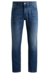 Hugo Boss Regular-fit Jeans In Blue Comfort-stretch Denim In Blue