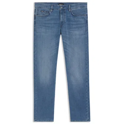 Hugo Boss Slim-fit Jeans In Blue Performance Denim
