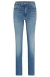Hugo Boss Slim-fit Jeans In Blue Stretch Denim In Light Blue