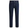 Hugo Boss Delaware Slim-fit Jeans In Indigo Stretch Denim In Blue