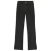 Hugo Boss Slim-fit Jeans In Marble-structured Black Stretch Denim In Black