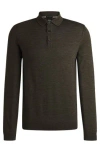 Hugo Boss Panelled Polo Shirt In Blue
