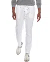 Hugo Boss Slim Fit Linen Pant In White
