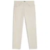 Hugo Boss Delaware Slim-fit Trousers In Wrinkle-resistant Dobby In Neutral