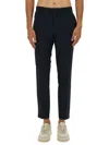 Hugo Boss Boss Tailored Slim Fit Pants With Subtle Crease In Blue