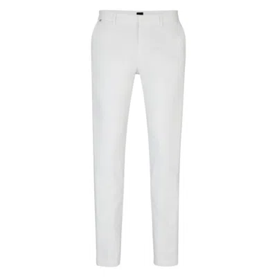 Hugo Boss Slim Fit Pants In White