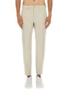 Hugo Boss Tailored Trousers With Pockets And Belt Loops In Multi