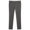 Hugo Boss Slim-fit Pants In Micro-patterned Virgin Wool In Gray