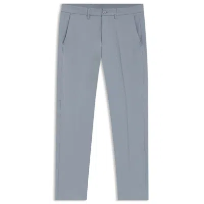 Hugo Boss Slim-fit Pants In Water-repellent Stretch Fabric In Blue