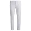 Hugo Boss Slim-fit Pants In Water-repellent Stretch Fabric In White