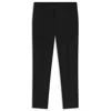Hugo Boss Slim-fit Pants In Wool-blend Twill With Stretch In Black
